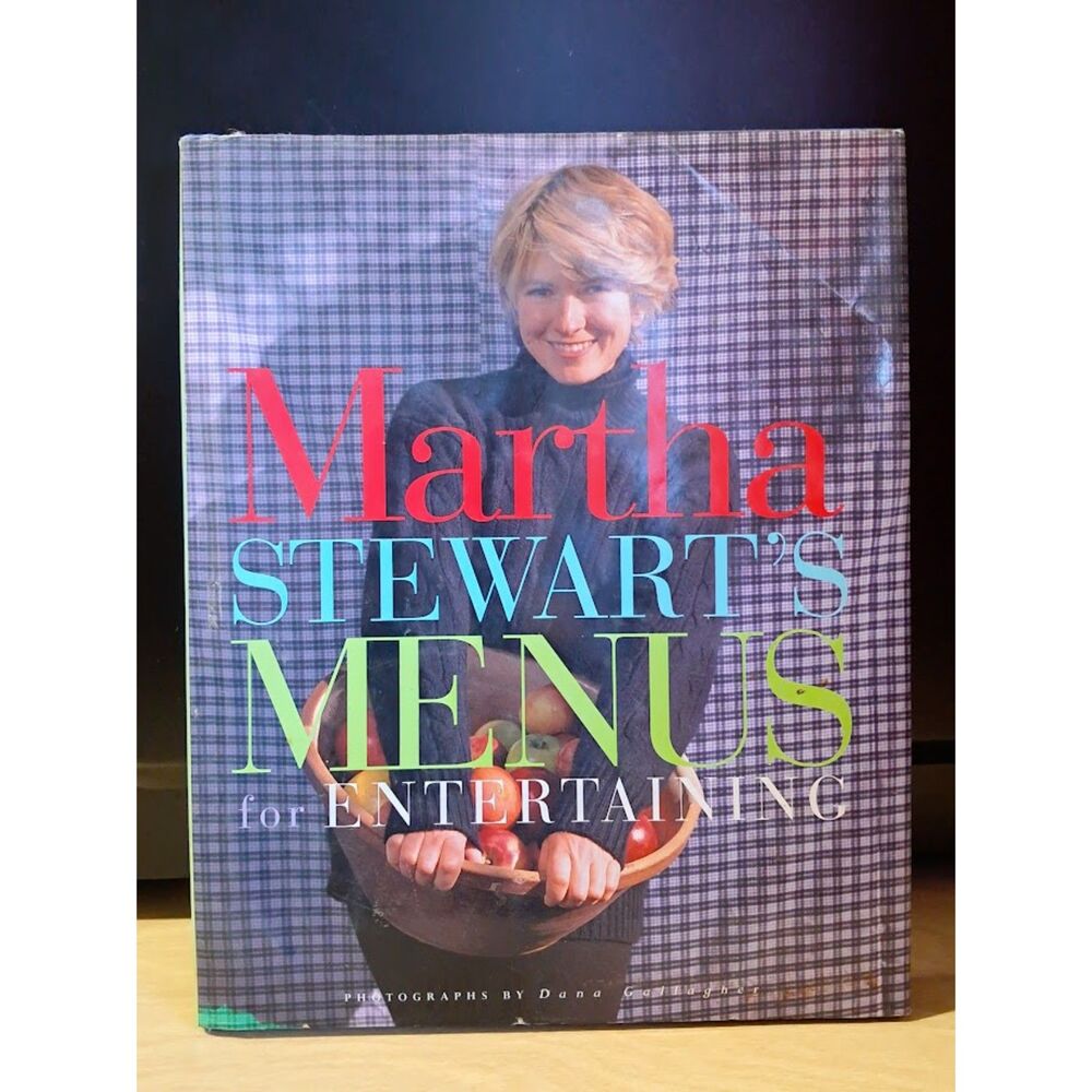 Martha Stewarts Menus for Entertaining Cook Book Kitchen Books